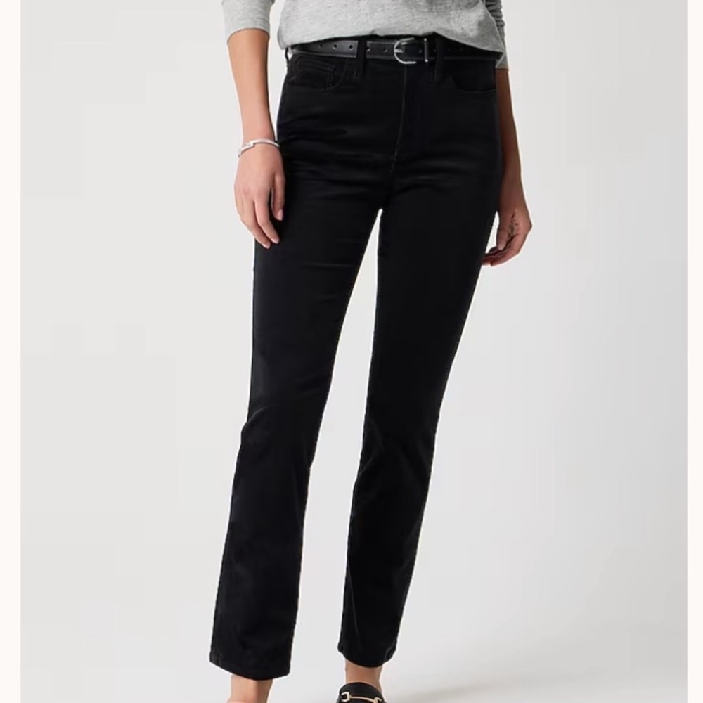 J. Crew Women's Vintage Slim Straight Velvet Pants